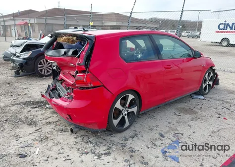 2015 Volkswagen Golf Gti 2.0T Se 2-Door из США, поврежденный, VIN 3VWYT7AU7FM074667